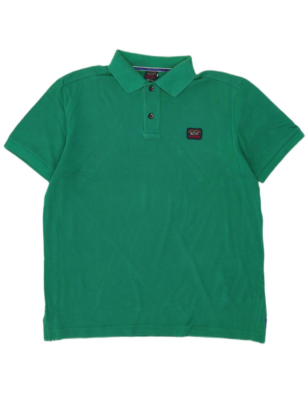 Polo da uomo Paul & Shark grande in cotone verde