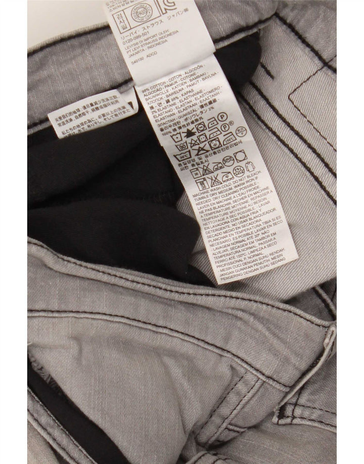 Levi's Uomo 511 Jeans slim affusolati W34 L32 Cotone grigio