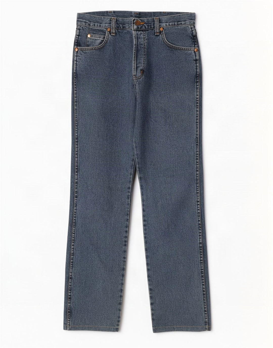 Jeans dritti Evolution da uomo Wrangler W30 L31 cotone blu