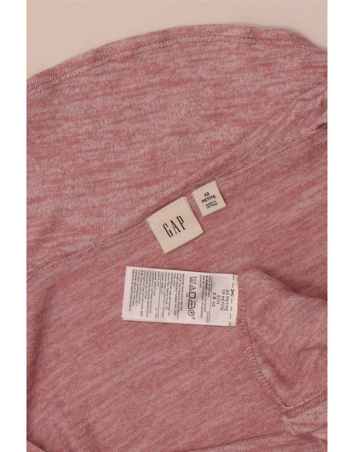 Top Gap da donna Petite con spalle scoperte UK 6 XS poliestere chiazzato rosa