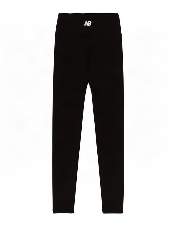 Leggings corti da donna New Balance UK 12 poliestere nero medio