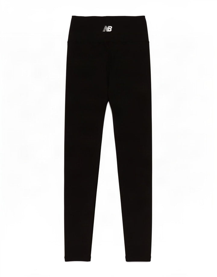 Leggings corti da donna New Balance UK 12 poliestere nero medio