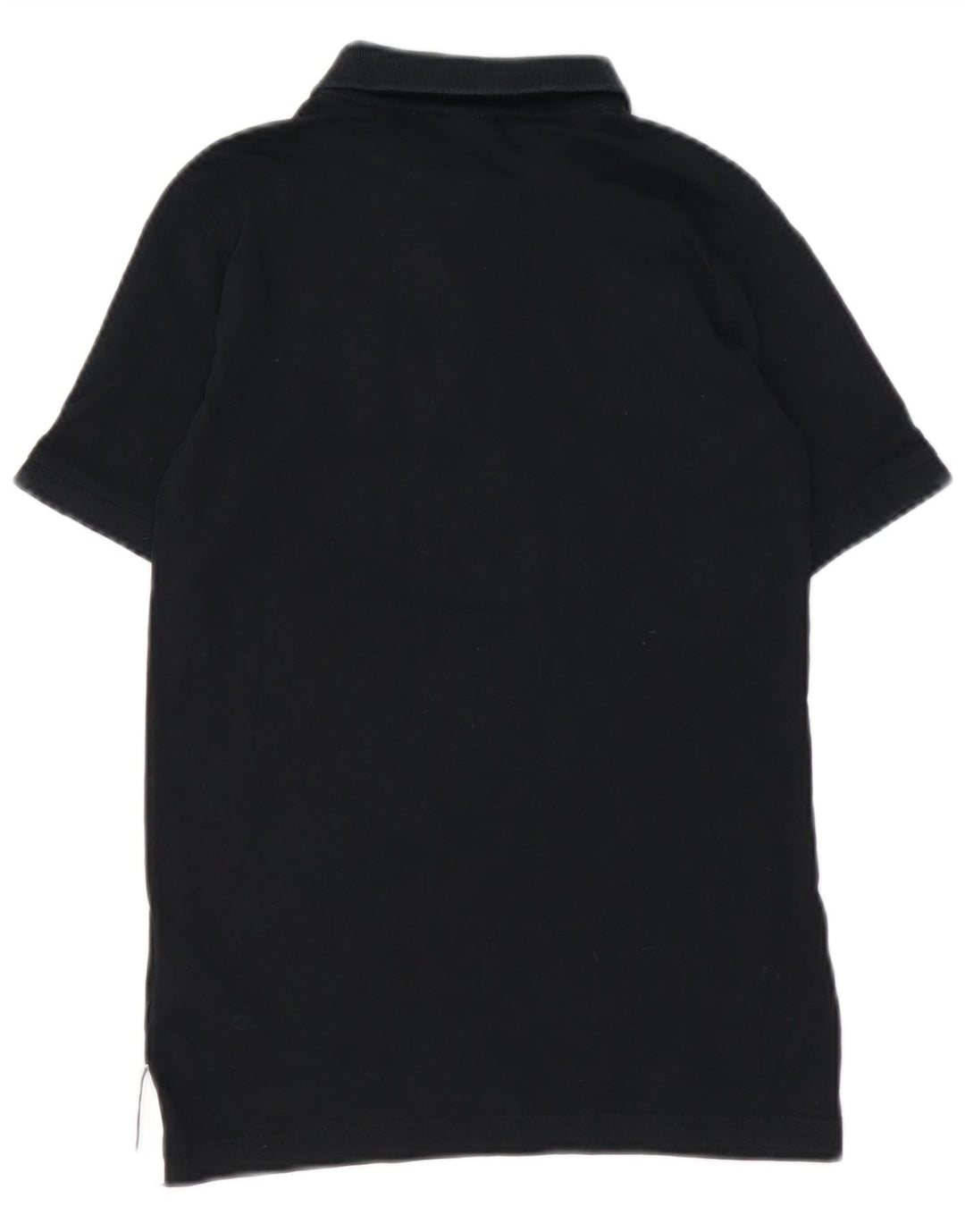 NIKE Boys Polo Shirt 10-11 Years Medium Black Cotton