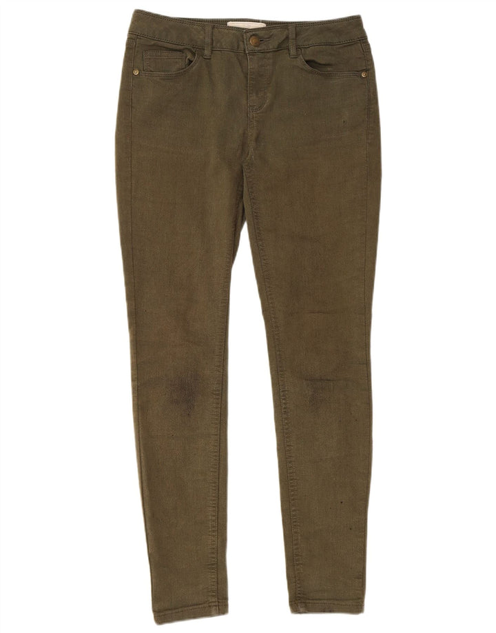 Jeans Jegging da donna FAT FACE UK 10 Small W28 L28 Cotone verde