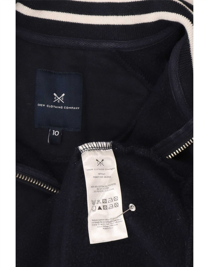 Crew Clothing Felpa oversize da donna Maglione UK 10 Small Blu navy