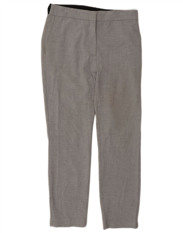 Pantaloni da abito affusolati Zara da donna grandi W30 L29 poliestere grigio