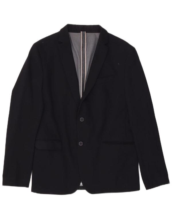 Giacca blazer a 2 bottoni da uomo Zara IT 54 2XL Blu navy