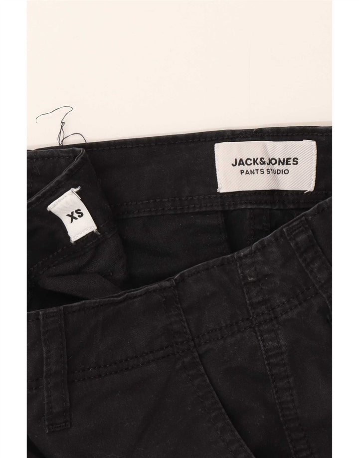 Pantaloncini cargo da uomo Jack & Jones XS W26 cotone nero