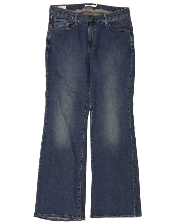 Levi's Donna 726 Jeans svasati US 14 XL W36 L33 Cotone blu
