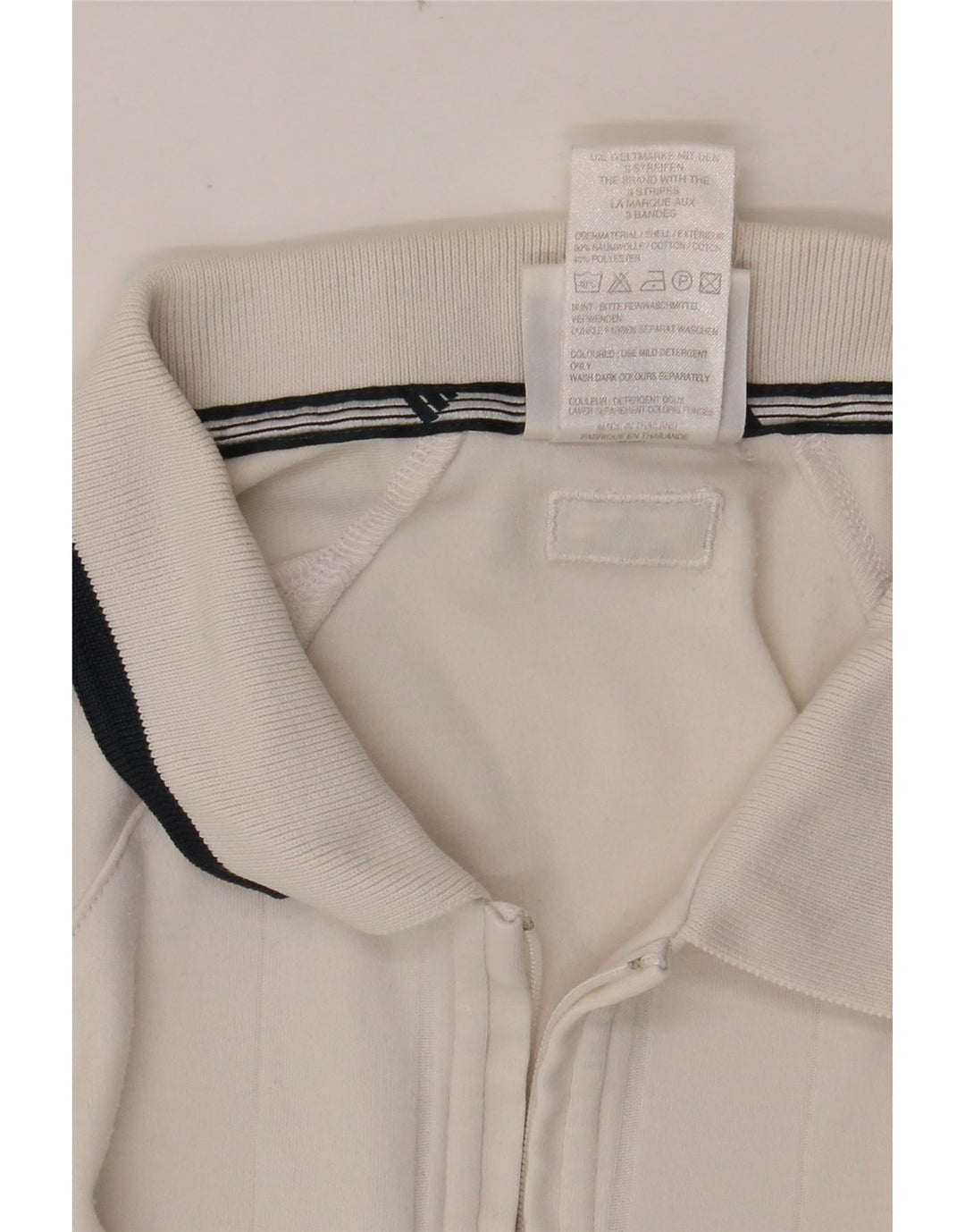 Polo ADIDAS da donna UK 8 piccola in cotone bianco