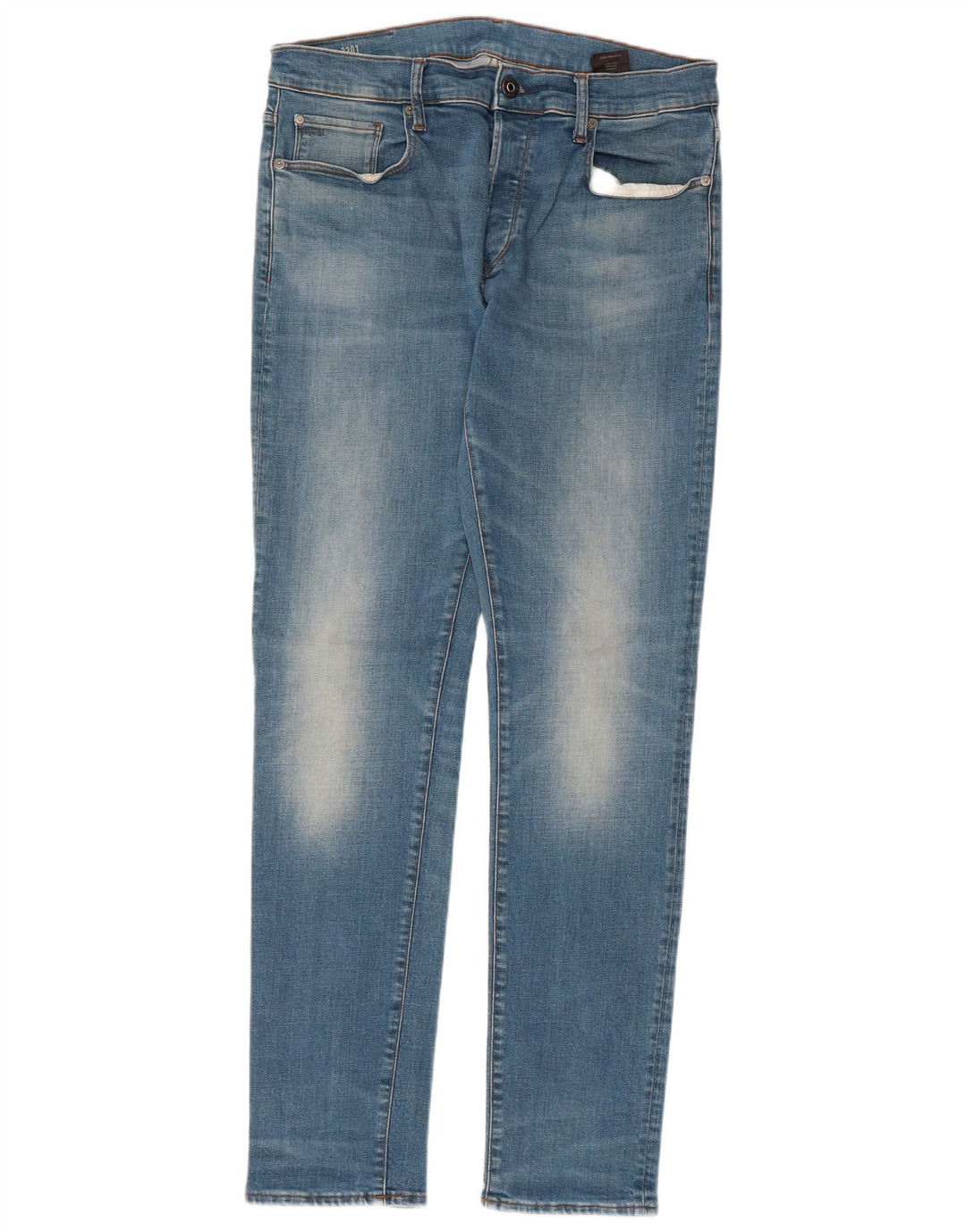 Jeans slim da uomo G-STAR 3301 W34 L34 cotone blu