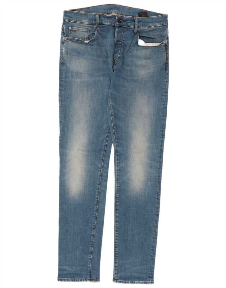 Jeans slim da uomo G-STAR 3301 W34 L34 cotone blu