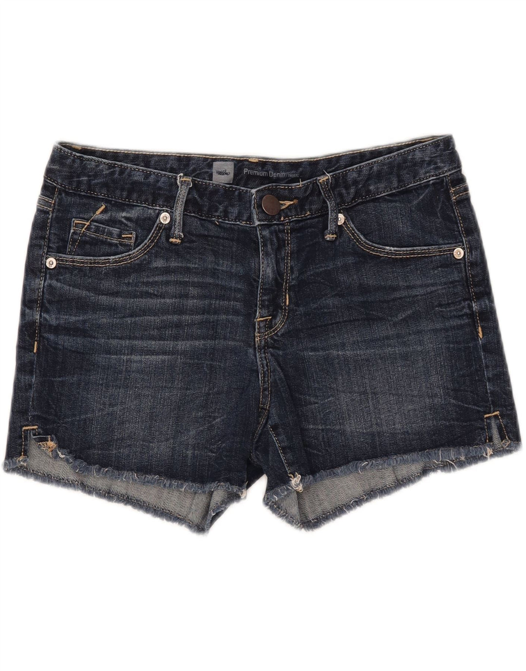 MOSSIMO Womens Denim Shorts US 4 Small W27  Navy Blue Cotton Vintage Mossimo and Second-Hand Mossimo from Messina Hembry 