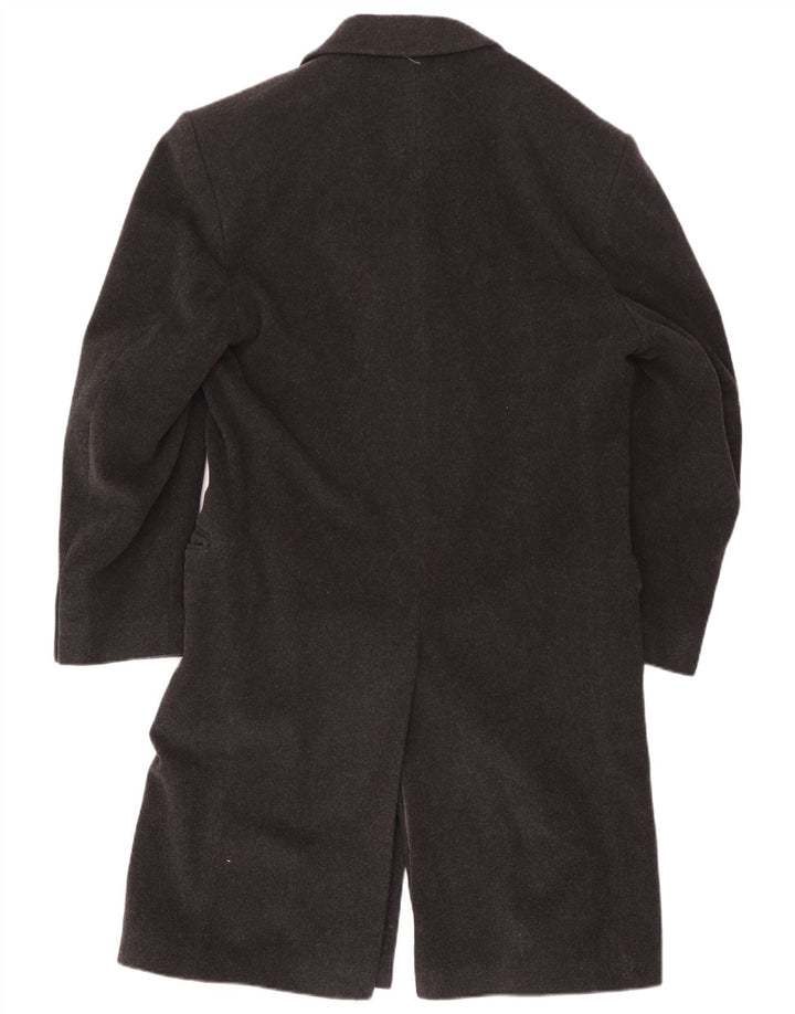 Cappotto da uomo Hammersley UK 36 piccolo in lana grigia