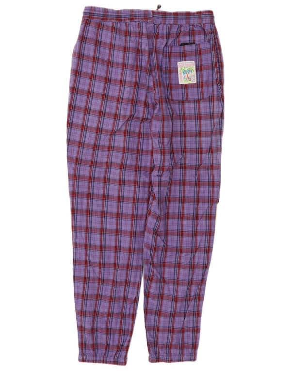 Pantaloni da tuta da uomo BAILO Joggers IT 52 XL Viola a quadri