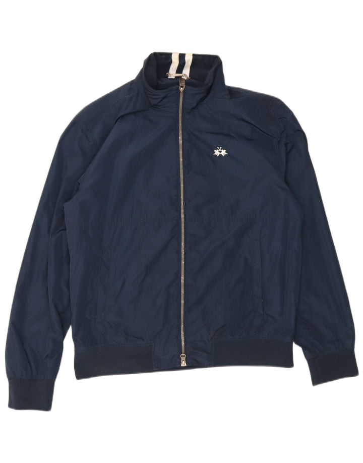 Giubbotto bomber da uomo La Martina UK 42 XL poliestere blu navy