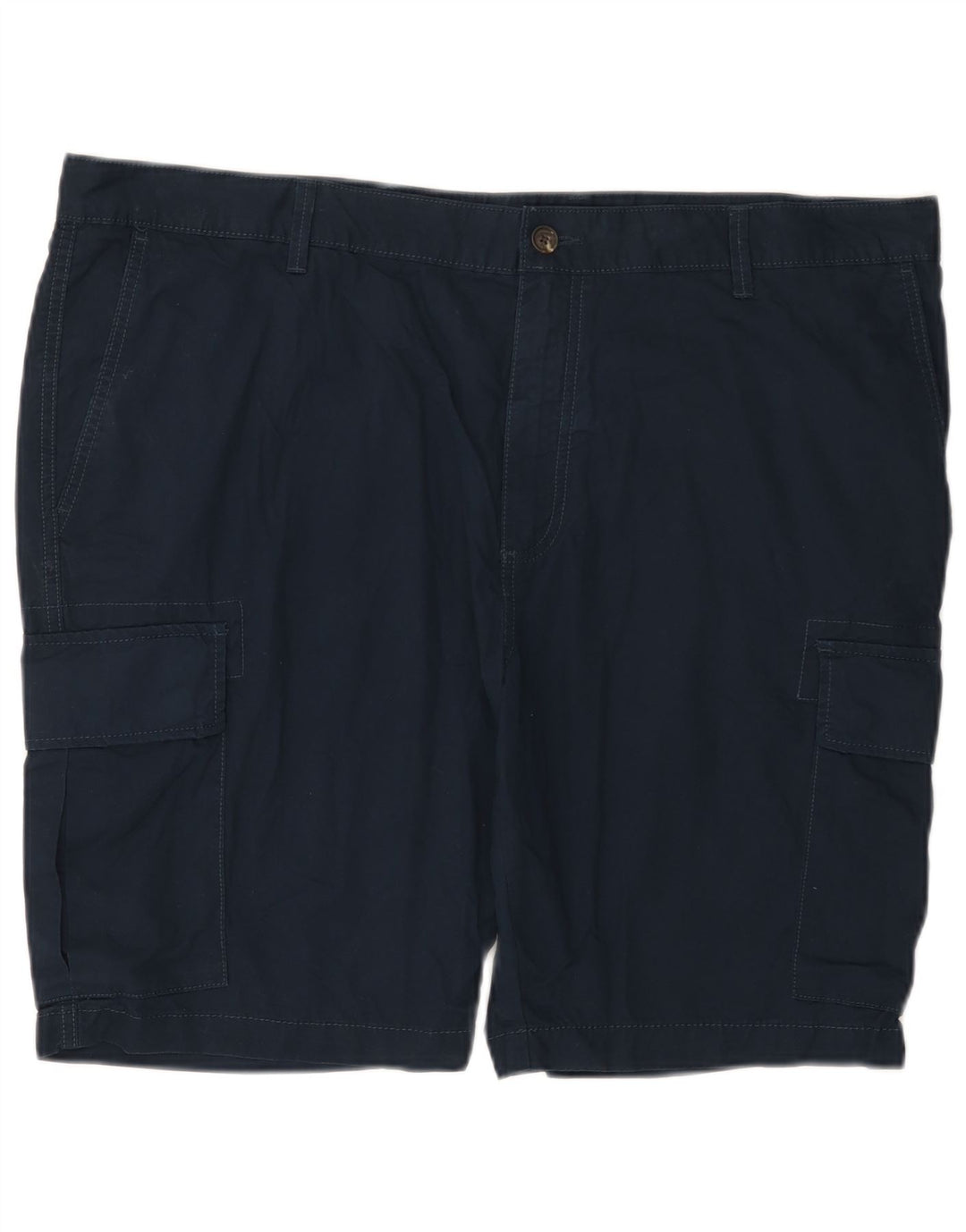 Pantaloncini cargo da uomo Marks & Spencer W42 2XL cotone blu navy