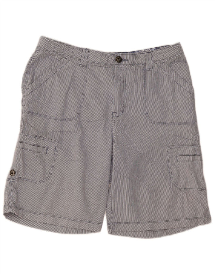 Pantaloncini cargo da uomo LEE W32 blu medio gessato