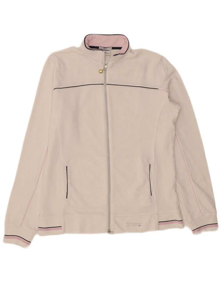 Giacca da tuta da donna Champion UK 18 XL Cotone bianco