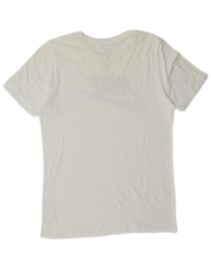 T-shirt grafica Nike da uomo con taglio atletico, piccola, bianca
