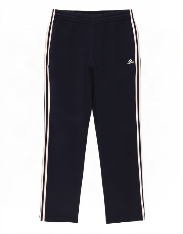 Pantaloni da tuta da uomo Adidas Large in cotone blu navy