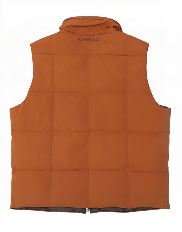 Gilet imbottito da uomo Marlboro Classics EU 50 Large in cotone marrone
