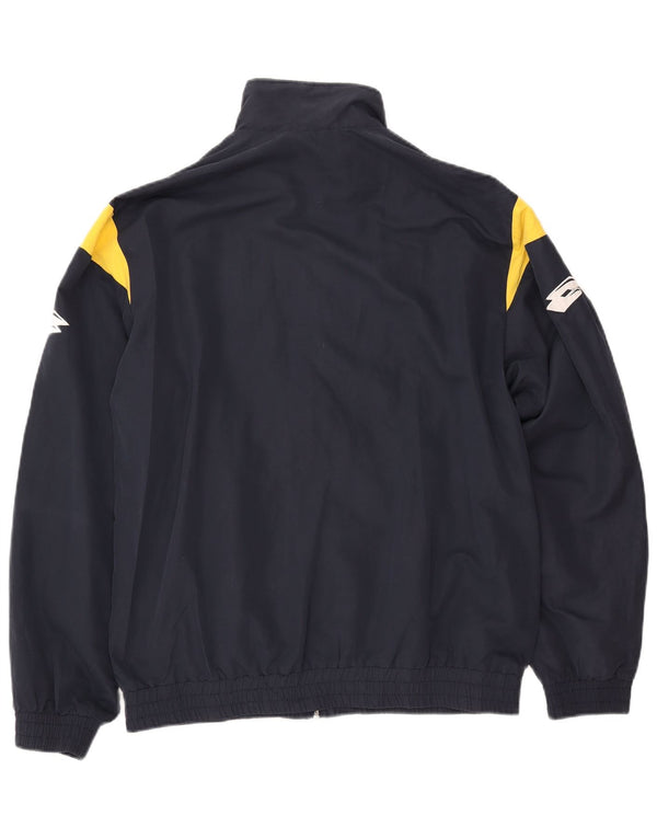Giacca da ginnastica grafica da uomo LOTTO XL Colorblock blu navy