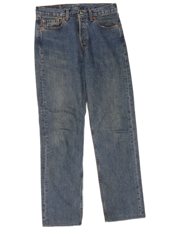 Jeans dritti Levi's 590 da donna W31 L32 in cotone blu