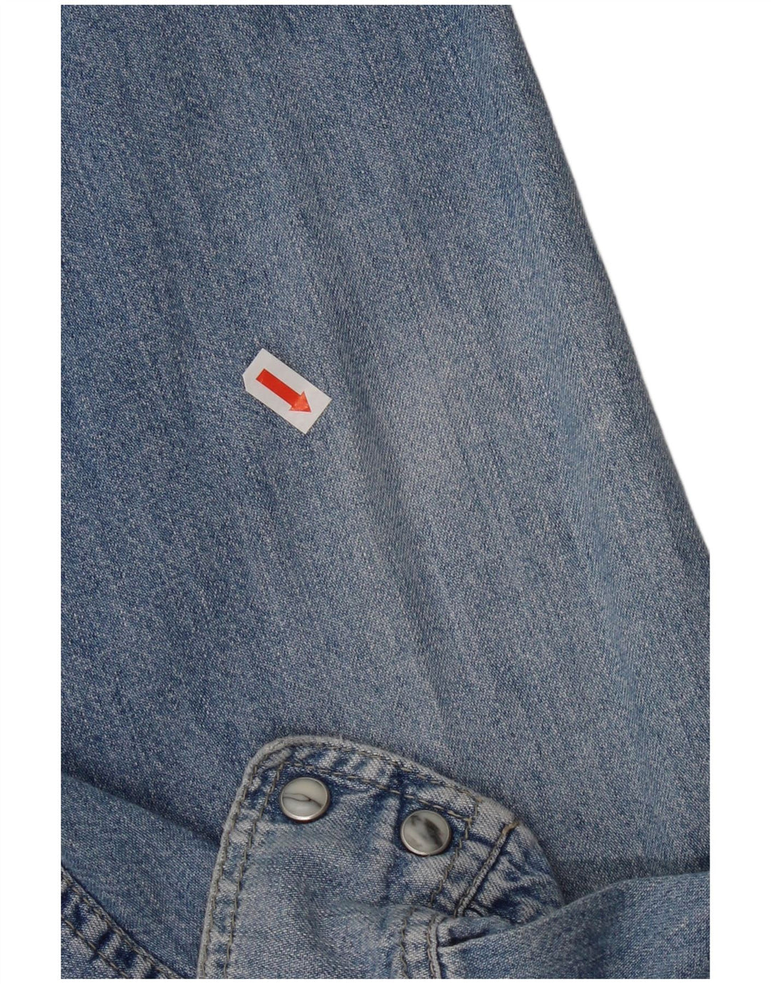 Camicia di jeans da uomo Wrangler XL in cotone blu