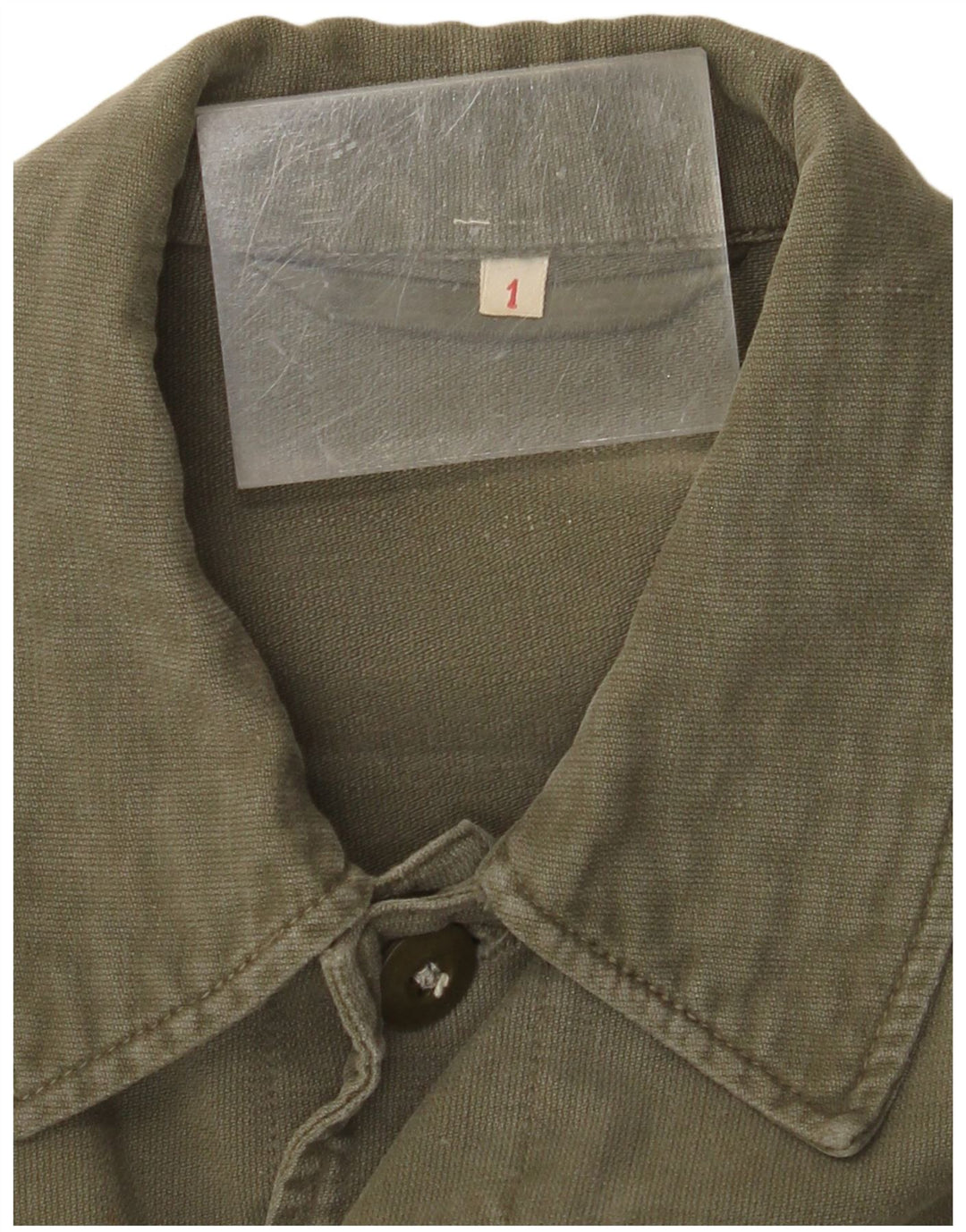 Giacca militare vintage da uomo UK 36 piccola color kaki