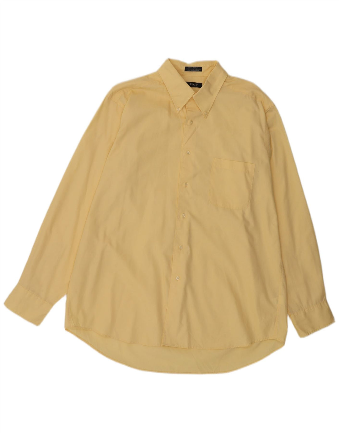 Camicia da uomo IZOD taglia 17 XL in cotone giallo