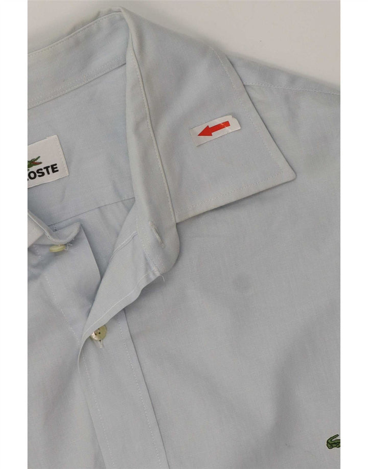 Camicia da uomo Lacoste taglia 42 grande cotone blu