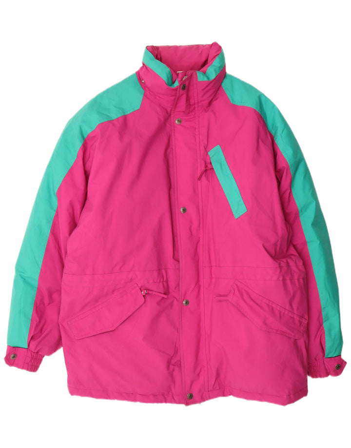 Piumino Uomo BAILO IT 50 Large Rosa Colourblock Poliammide