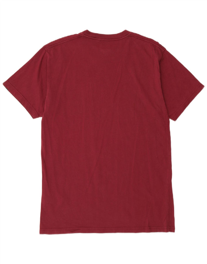 T-shirt grafica da uomo con vestibilità classica VANS, cotone bordeaux medio