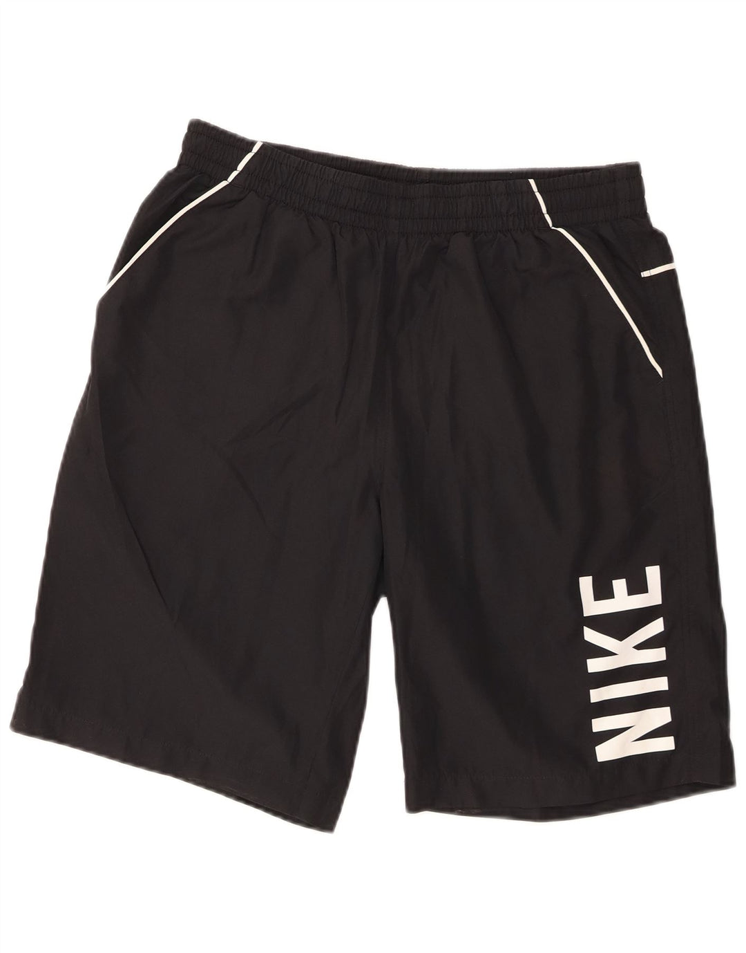Pantaloncini sportivi grafici Nike da uomo, poliestere nero medio