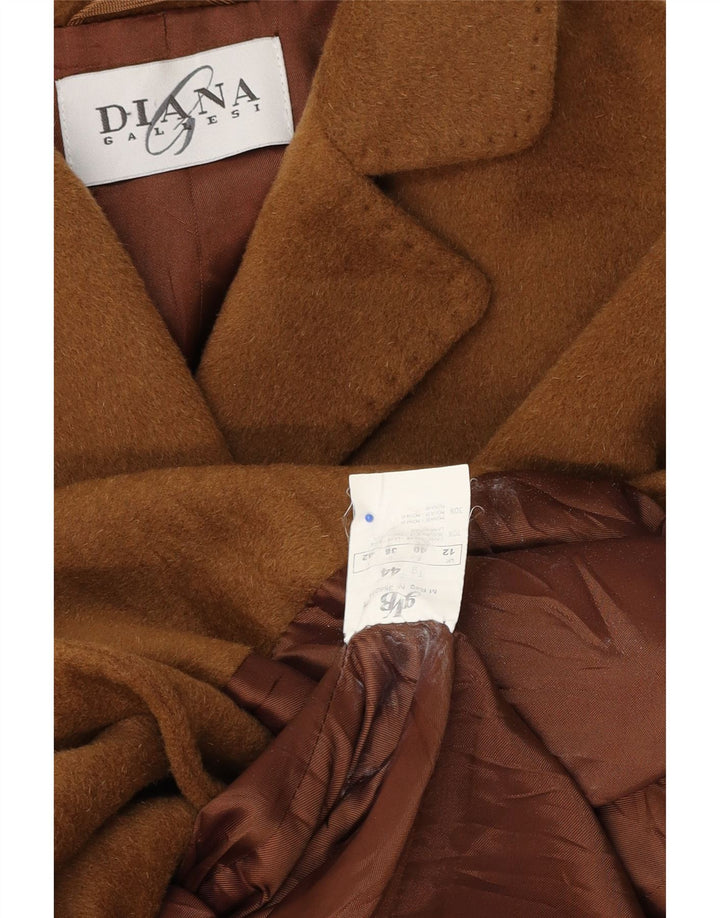 Soprabito da donna Diana Gallesi UK 12 Mohair marrone medio