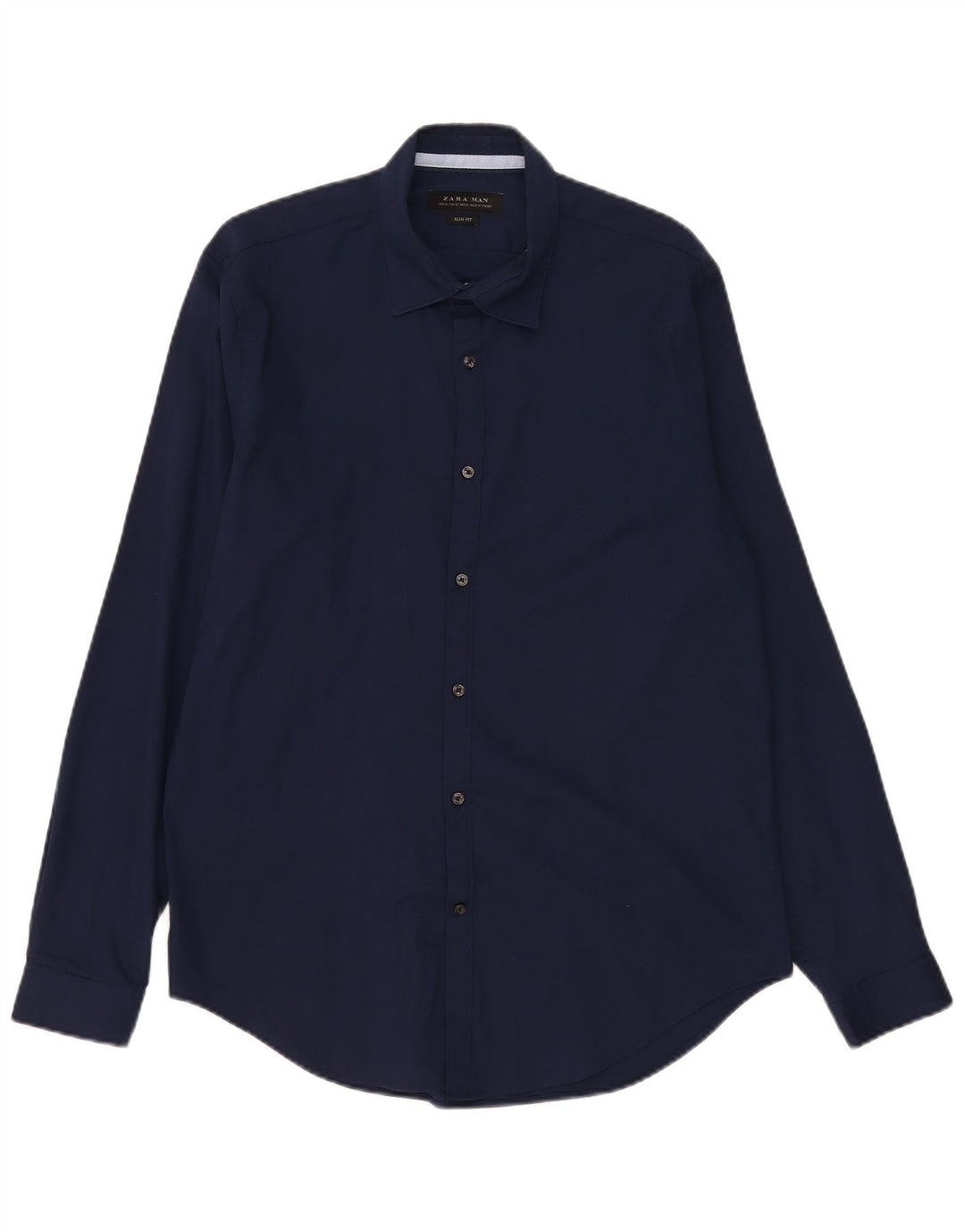 Camicia Zara da uomo slim fit XL blu navy