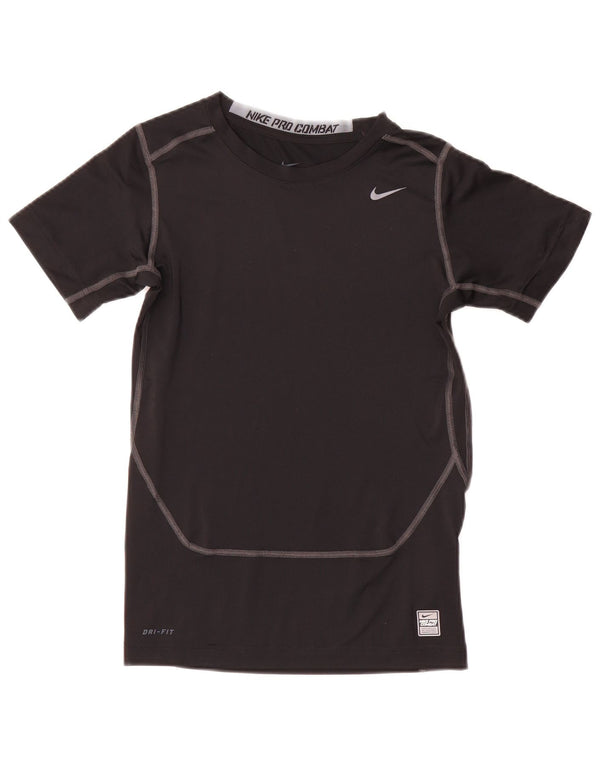 T-shirt grafica Nike da bambino Dri Fit Graphic 13-14 anni XL poliestere nero