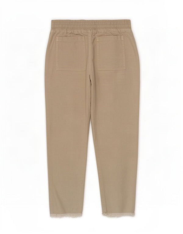 Pantaloni corti a vita alta da donna Zara medi W28 L25 Beige