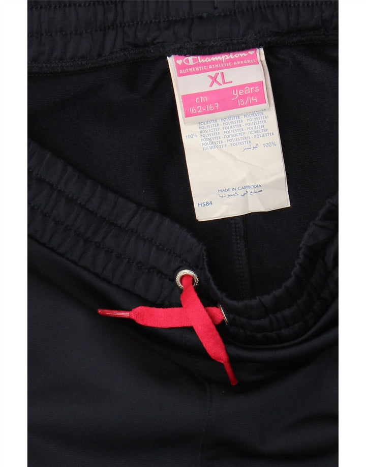 Pantaloni da tuta da bambina CHAMPION Joggers 13-14 anni XL Blu navy