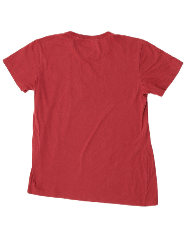 T-shirt grafica da donna Adidas Top UK 12/14 media rossa