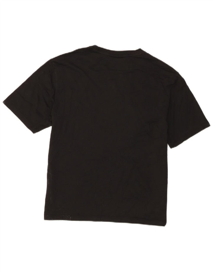 T-shirt da donna vestibilità comoda Lacoste taglia 38 media cotone nero