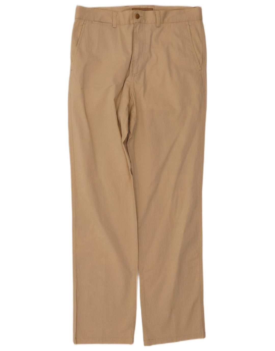 Pantaloni chino dritti da uomo AVIREX W32 L31 in cotone beige