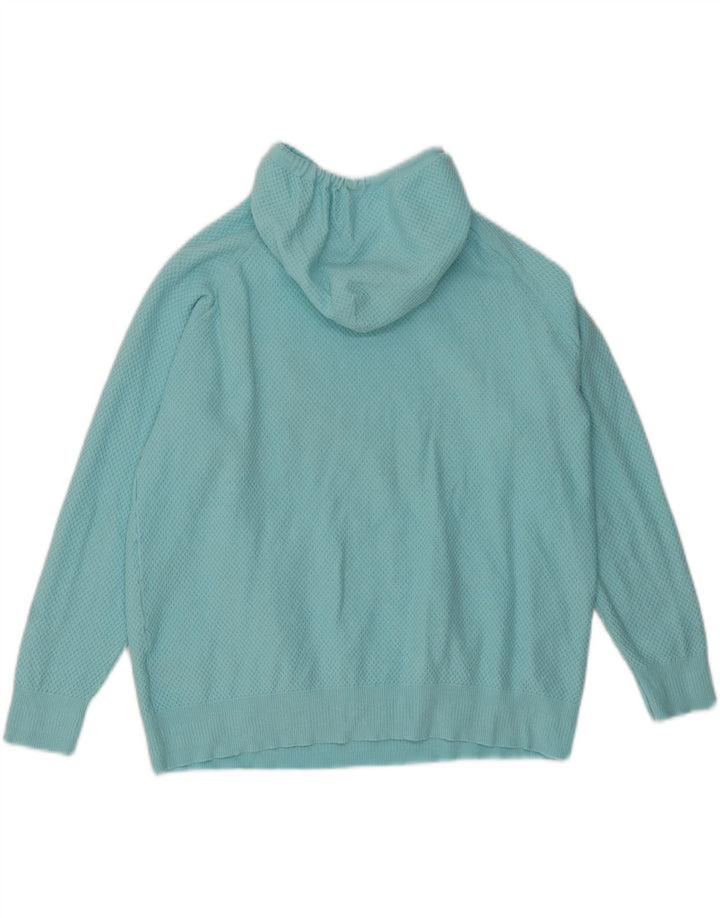 MARKS & SPENCER Maglione oversize da donna UK 14 Medio Turchese