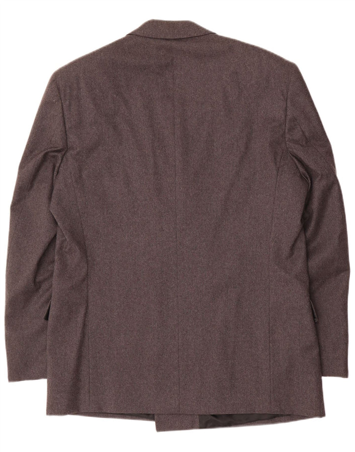 Giacca blazer doppiopetto da uomo Caesar UK 38 Lana grigio medio