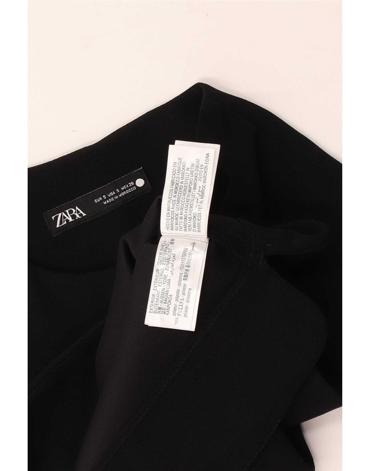 Gilet corto da donna Zara UK 10 piccolo poliestere nero