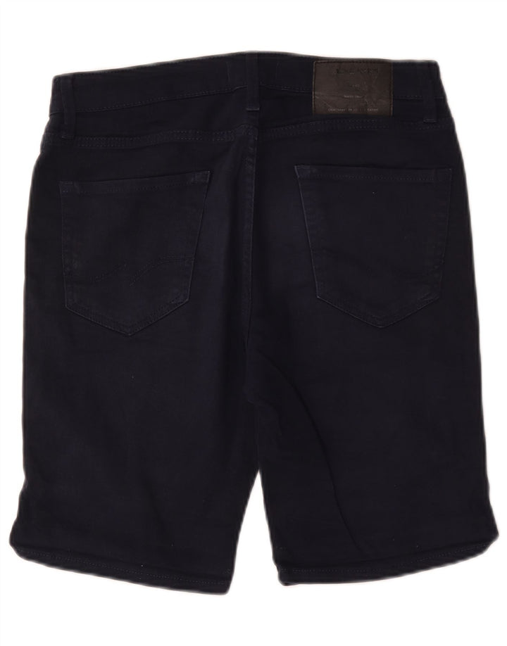Pantaloncini di jeans regolari da uomo Jack & Jones piccoli W29 cotone blu navy
