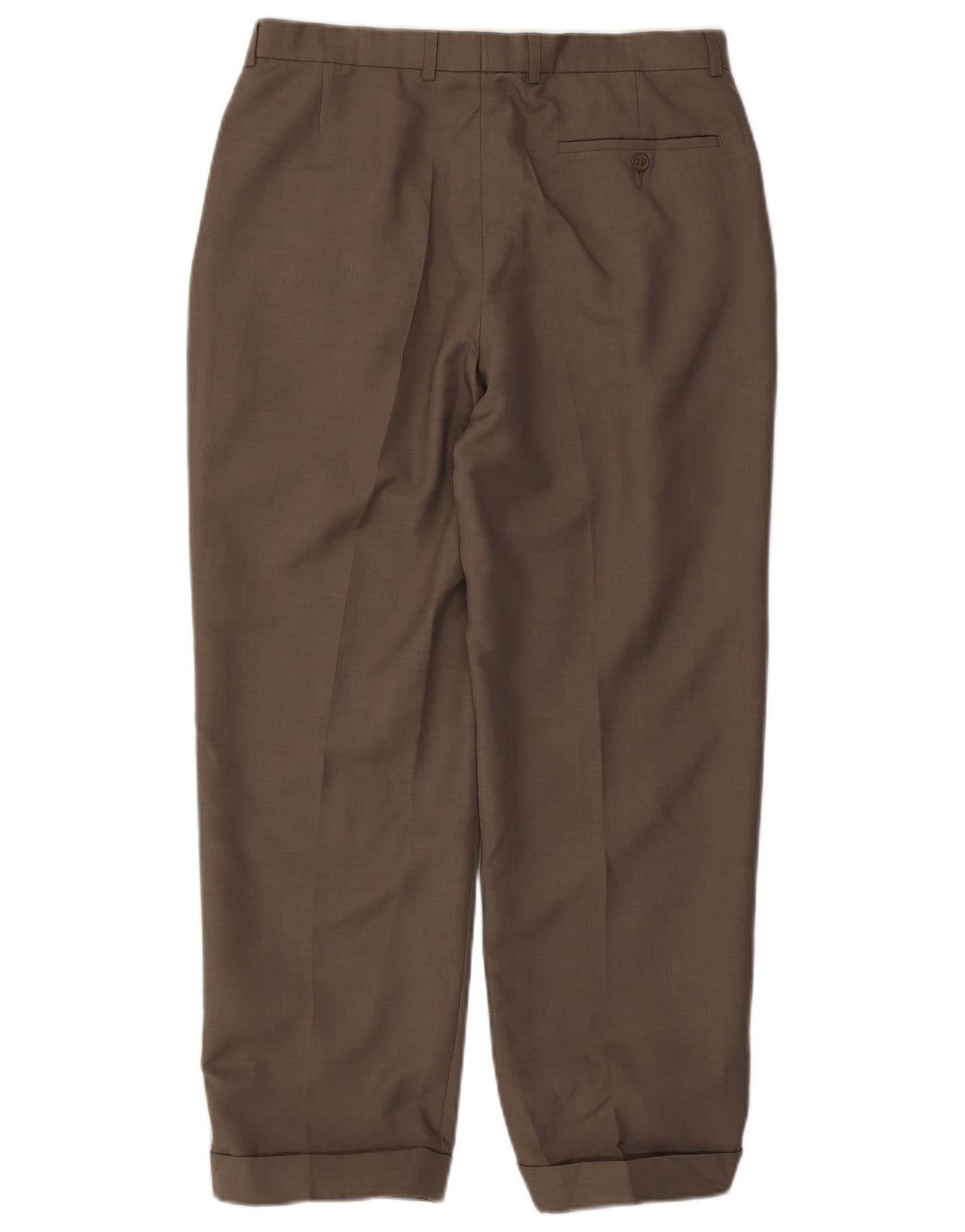 Pantaloni chino con pegging da uomo Marks & Spencer W34 L29 poliestere grigio