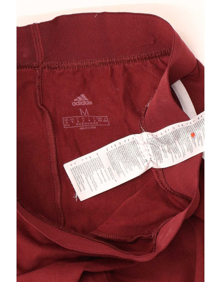 Leggings Adidas da donna UK 12/14 Cotone bordeaux medio
