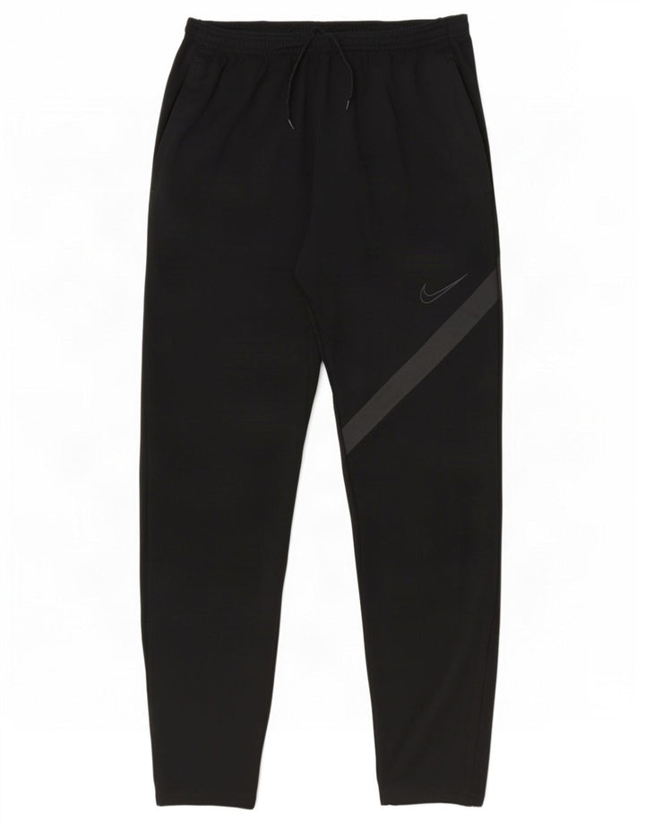 Pantaloni da tuta Nike Dri Fit da uomo, grandi, in poliestere nero